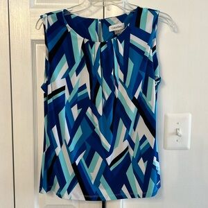 Calvin Klein Sleeveless, No Wrinkle Top Great for Travel